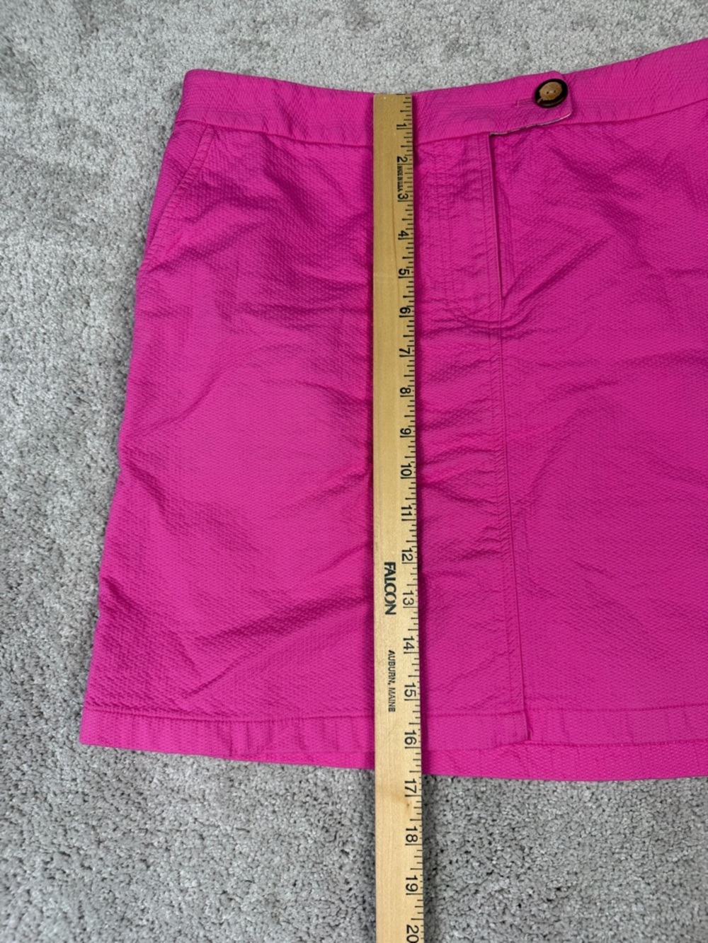 Anthropologie Vanessa Virginia 100% Cotton Pink Mini Skirt Women’s Size 8 - Picture 3 of 8